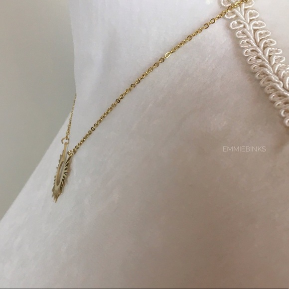 New 18KGP Golden Sunburst / Rays of Sunshine Boho Pendant Necklace ~ Gold Plated - Picture 11 of 17